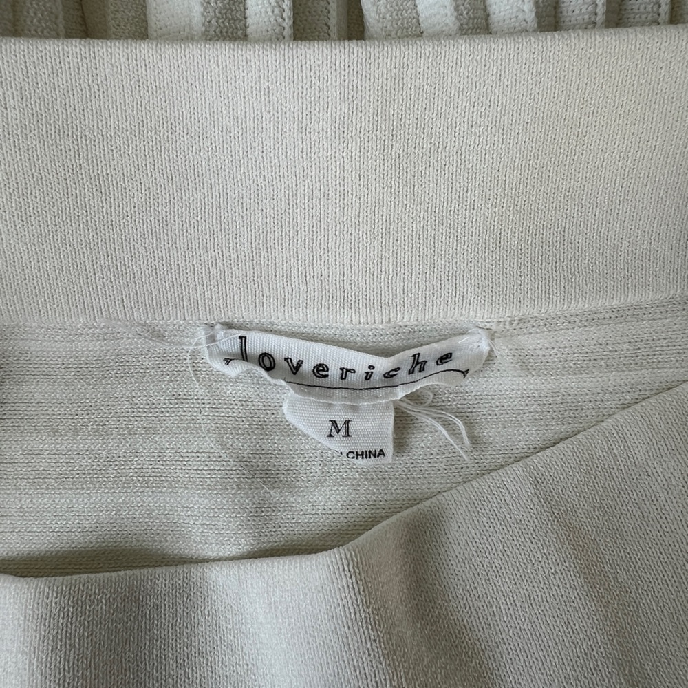 Love Riche White Textured Mini Skirt - Picture 4 of 5